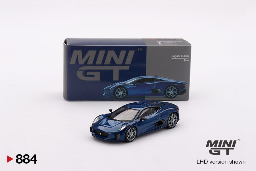 MiniGT - 884 - Jaguar C-X75 Blue